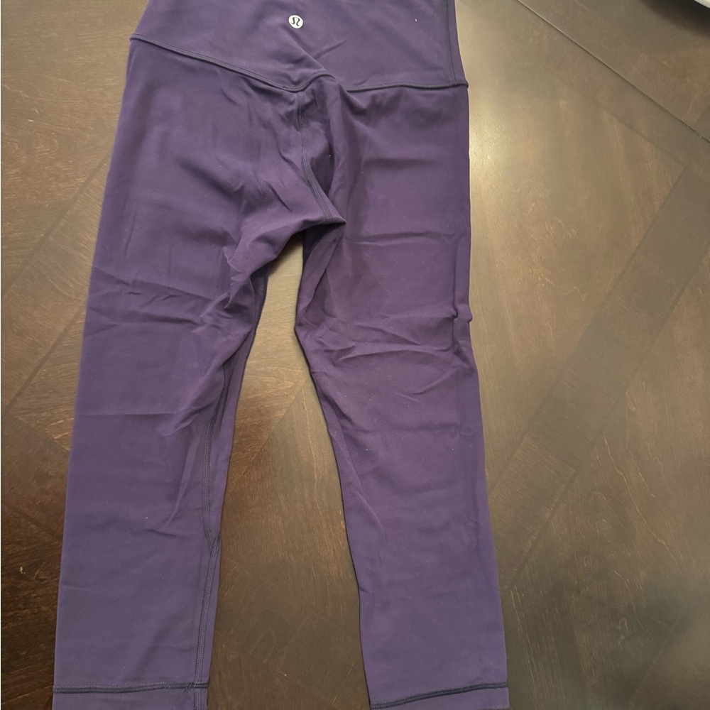 Lululemon Athletica Deep Purple Align Cropped Leggings